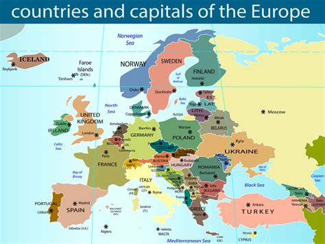 capital cities of european countries